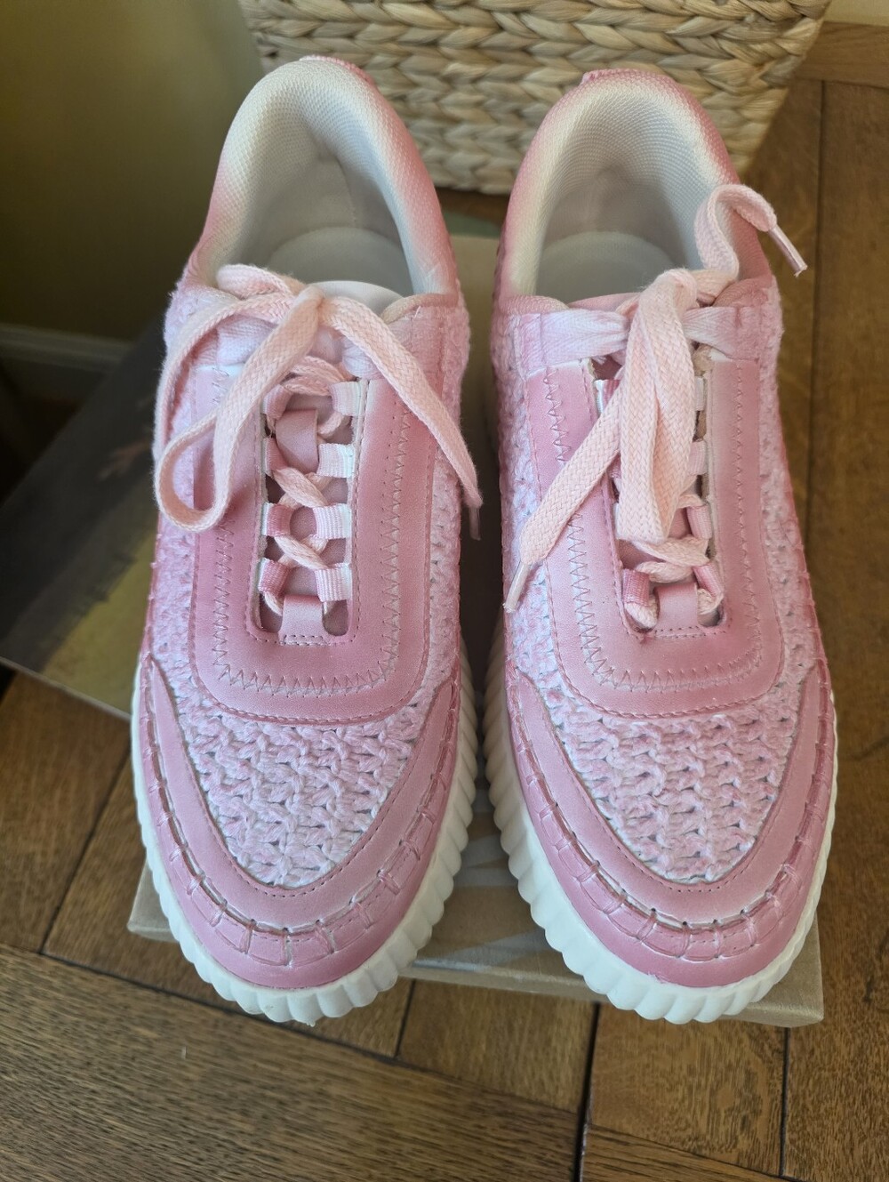 DOLEA Sneakers in Hot Pink (Size 8)